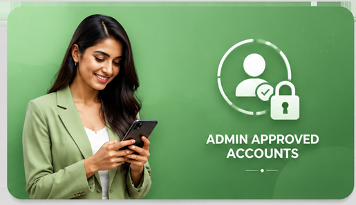 Admin-approved accounts
